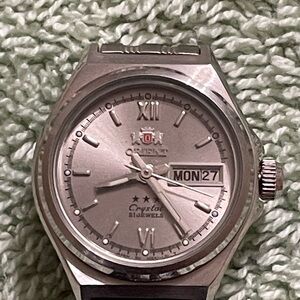 Vintage Orient Women’s Automatic Day-Date Watch 24mm Stainless Steel